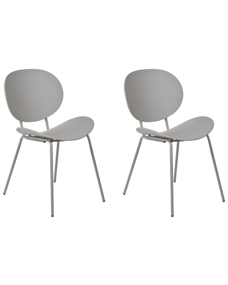 Set mit 2 Stühlen aus Polypropylen Skandinavisch SHONTO Set mit 2 Stühlen aus Polypropylen Skandinavisch SHONTO