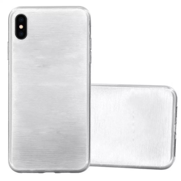 Hülle für Apple iPhone XS MAX TPU Silikon im Brushed Design