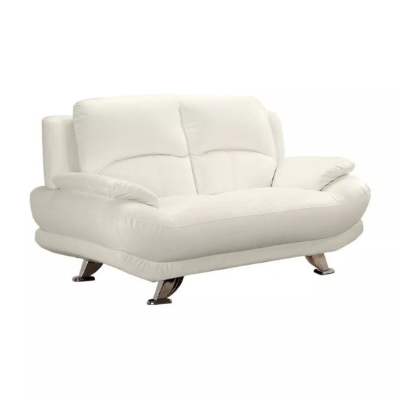 Sofa 2Sitzer MUSKO Elfenbeinfarben Sofa 2Sitzer MUSKO Elfenbeinfarben