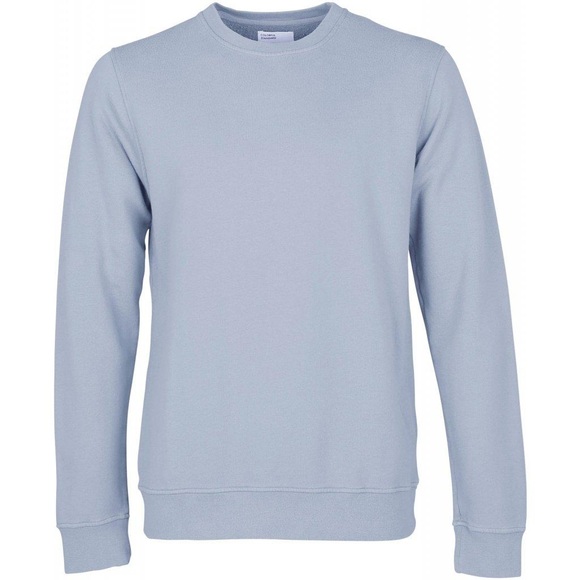 Sweatshirt Mit Rundhalsausschnitt Classic Organic Powder Blue Herren XL