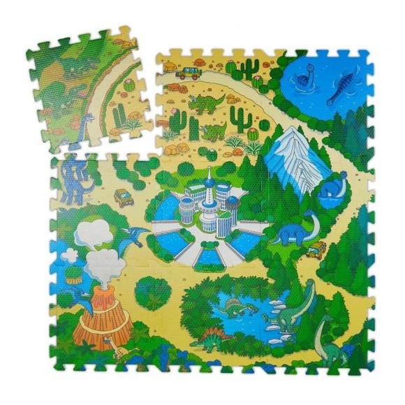 B2X - Puzzlematte Dinosaurier