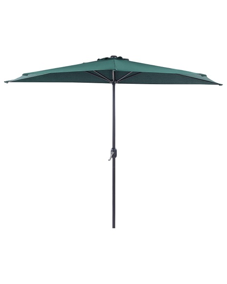 Halbrunder Sonnenschirm aus Polyester Modern GALATI Halbrunder Sonnenschirm aus Polyester Modern GALATI