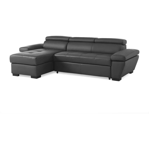 Ecksofa Leder mit Schlaffunktion Ecke Links JONOVA Ecksofa Leder mit Schlaffunktion Ecke Links JONOVA
