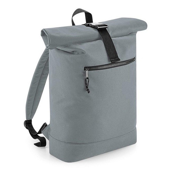 Rucksack, Mit Gerolltem Top, Recycelt Herren Grau ONE SIZE