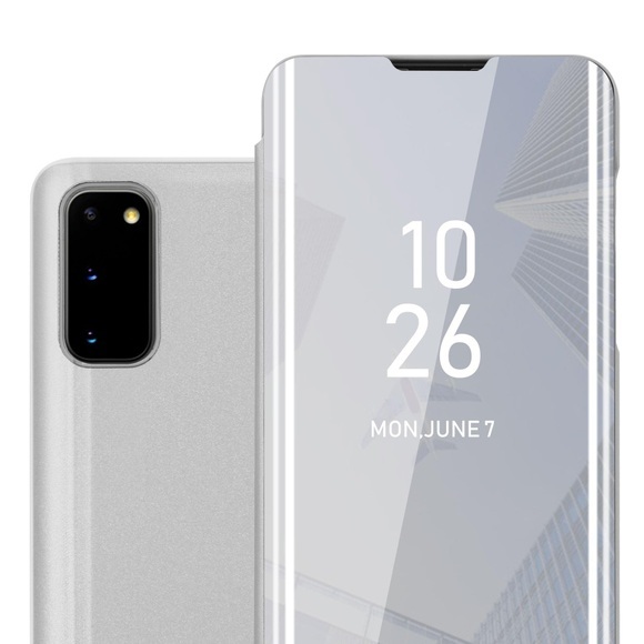 Hülle für Samsung Galaxy S20 Spiegel Standfunktion 360 Grad Schutz