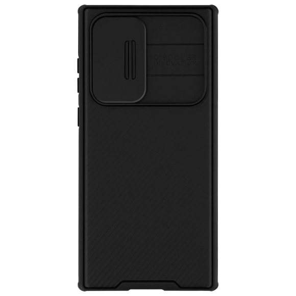 Nillkin - Samsung Galaxy S22 Ultra 5G Schutz Hülle Cam-Slider Kameraschutz - Schwarz
