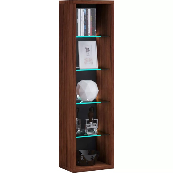 Holz CD DVD Stand Aufbewahrung Standregal Bücherregal Deko Regal Glas Rasato Holz CD DVD Stand Aufbewahrung Standregal Bücherregal Deko Regal Glas Rasato