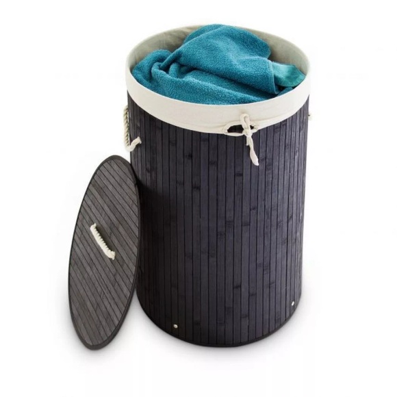 B2X - Wäschekorb Bambus rund, 68cm