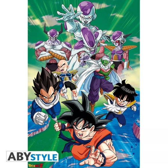 Dragon Ball Freezer group Arc Poster multicolor