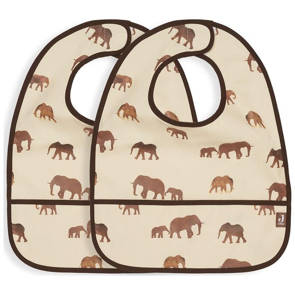 jollein Lätzchen wasserdicht Savannah beige 2er Pack