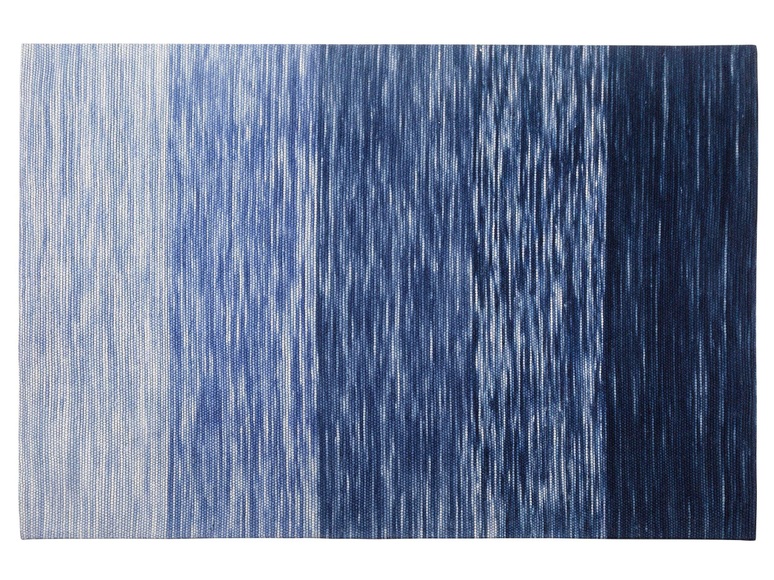 Beliani Teppich blau 160 x 230 cm Kurzflor KAPAKLI