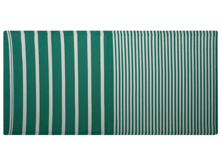 Beliani Outdoor Teppich grün 90 x 180 cm HALDIA