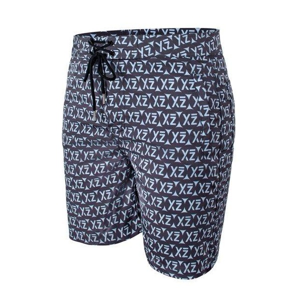Dazzers Badeshorts Herren Blau Bedruckt L