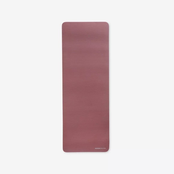 DOMYOS - Pilatesmatte CONFORT, One Size, Violett Bedruckt