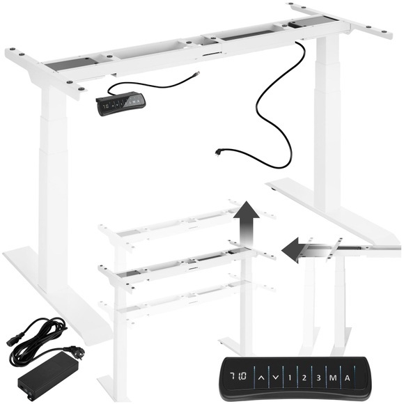 Tischgestell elektrisch höhenverstellbar Memory-Funkt. extra breit Tischgestell elektrisch höhenverstellbar Memory-Funkt. extra breit