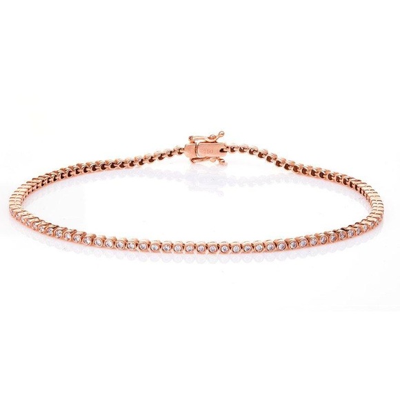 Goldberg diamants - Armband Zarge 18 kt RG