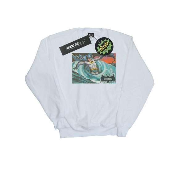 Batman Tv Series Whirlpool Sweatshirt Herren Weiss 5XL