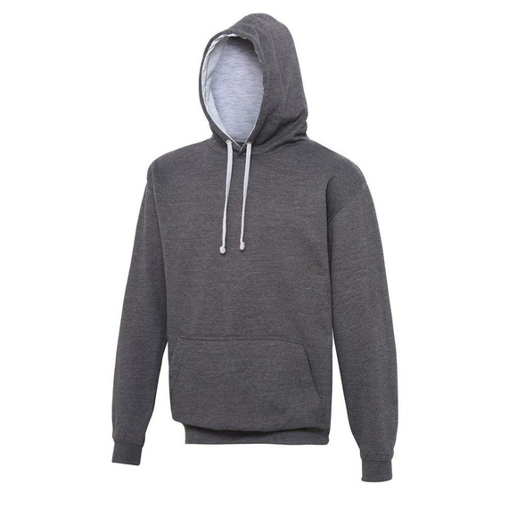 Kapuzenpullover Damen Grau XL