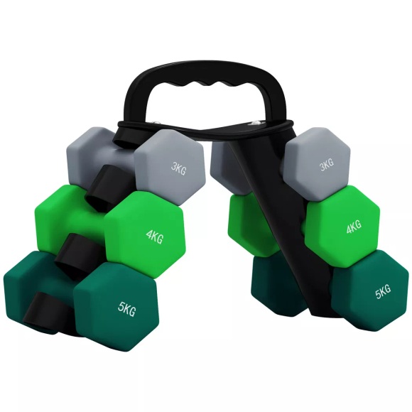 Sportnow - Hantelset, One Size, Multicolor
