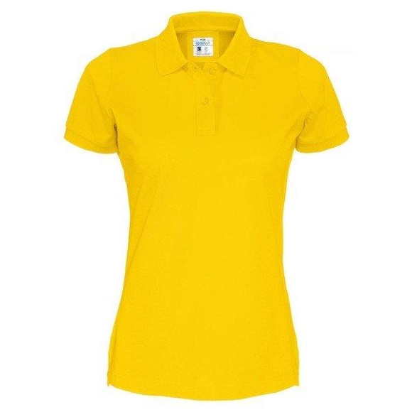 Pique Lady Tshirt Damen Gelb M