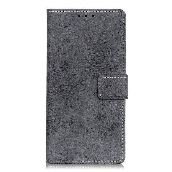 Huawei Mate 30 Pro - Vintage Etui Wildleder Optik