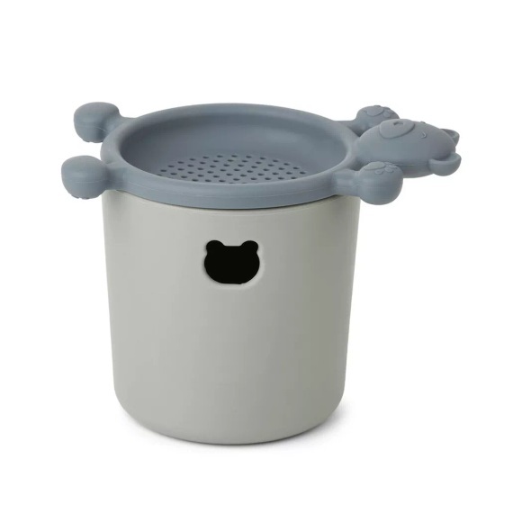 Liewood - Bastian mini Sandset Eimer & Sieb Blue, 13cm