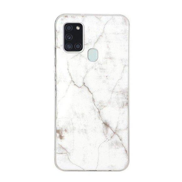 Galaxy A21s - Softes Silikon Gummi Case Marble