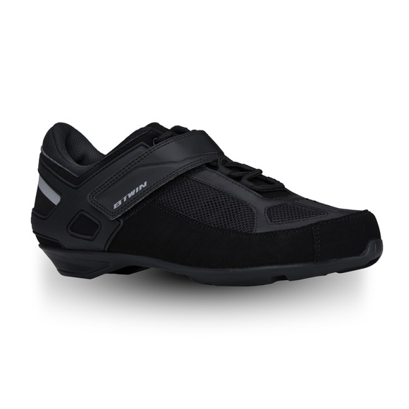 Fahrradschuhe Rennrad Rc 100 Schwarz Unisex Schwarz 40