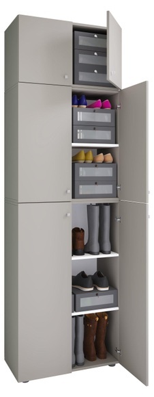 XXL Holz Schuhschrank Kleiderschrank Groß Schrank Schuhe Dielenschrank Lona 5f A XXL Holz Schuhschrank Kleiderschrank Groß Schrank Schuhe Dielenschrank Lona 5f A