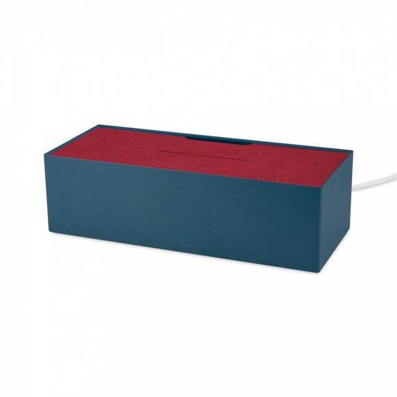 KB10 Tisch/Bank Kabelgehäuse Blau, Rot 1 Stück(e)