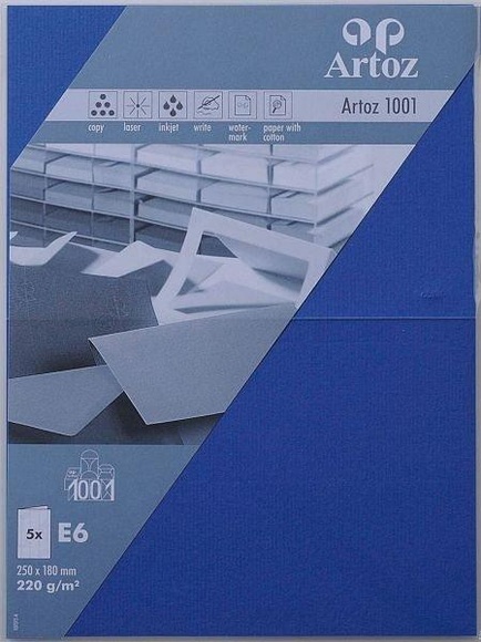 ARTOZ Karten 1001 E6 107372264 220g. royal 5 Blatt