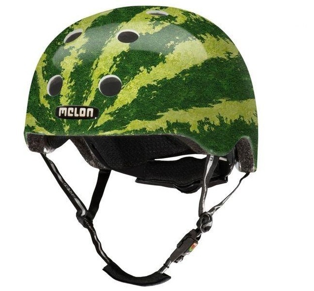 Melon Real Melon Glossy Velohelm grün