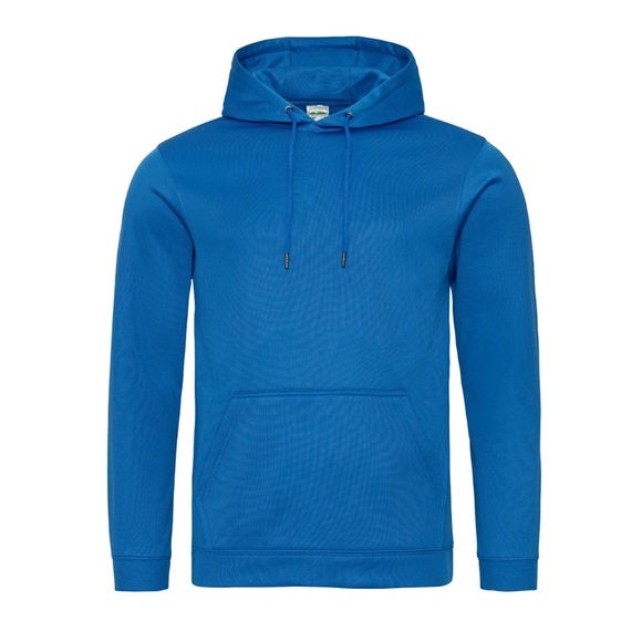 Polyester Sports Hoodie Damen Königsblau XXL
