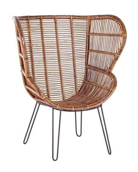 Garten Korbsessel Estefan braun