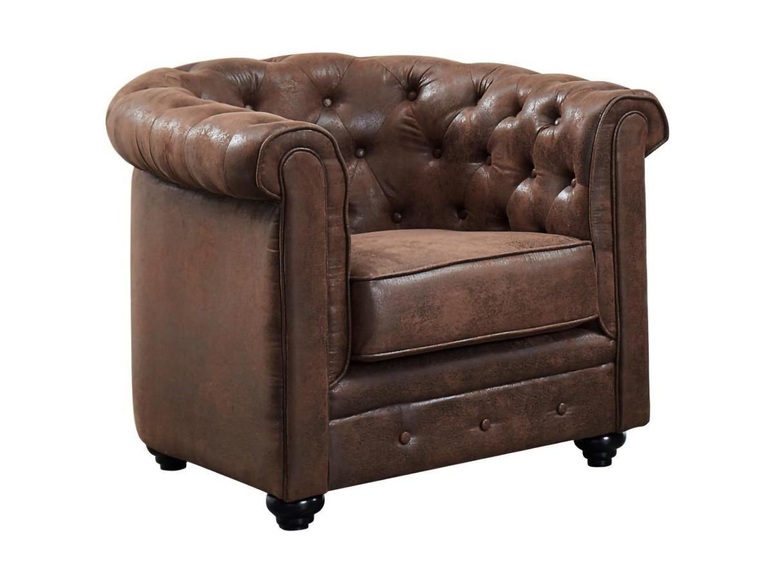 Sessel Microfaser VintageLook CHESTERFIELD Sessel Microfaser VintageLook CHESTERFIELD