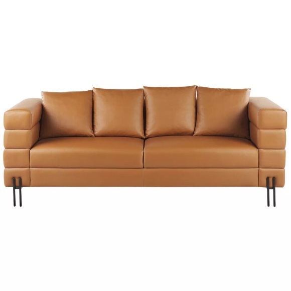 3 Sitzer Sofa aus Kunstleder Modern GRANNA 3 Sitzer Sofa aus Kunstleder Modern GRANNA