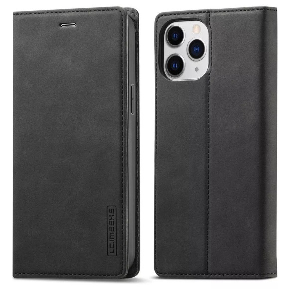 iPhone 13 Pro - Stand Flip Case Hülle schwarz