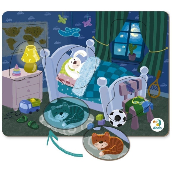 Dodo - Sortierpuzzle Schlafzimmer, 24M+