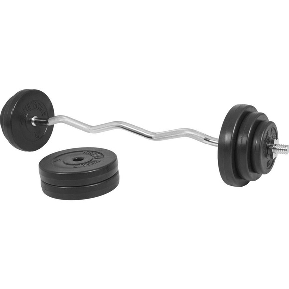 Sz-curlhantelset Unisex Schwarz 35KG