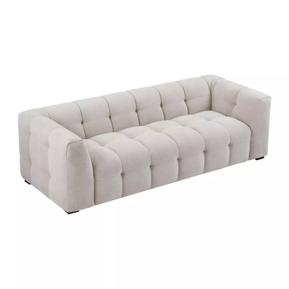 PASCAL MORABITO - Sofa 3-Sitzer - melierter-Stoff - Beige - DILOME von One Size