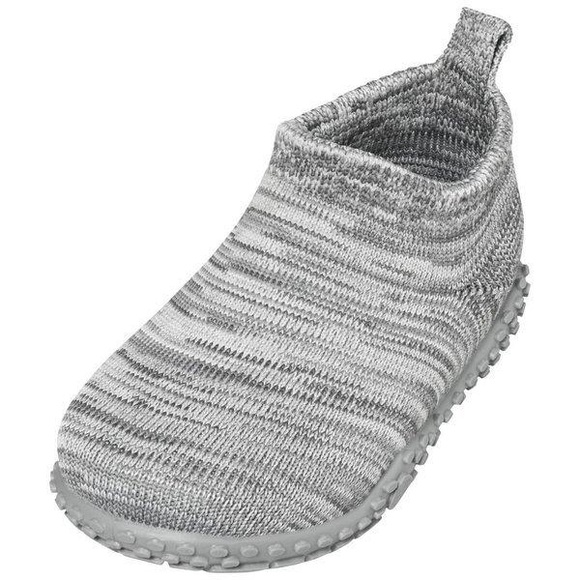 Playshoes Hausschuh Strick grau - Gr.22/23 - Unisex
