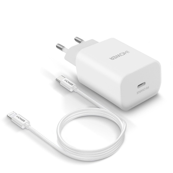Ladegerät USB-C + Lightning-Kabel iHower