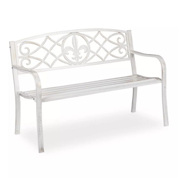 B2X - Gartenbank aus Metall, 130X45CM