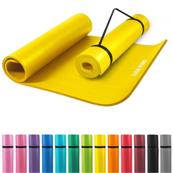 Yogamatte Unisex Gelb Bunt ONE SIZE