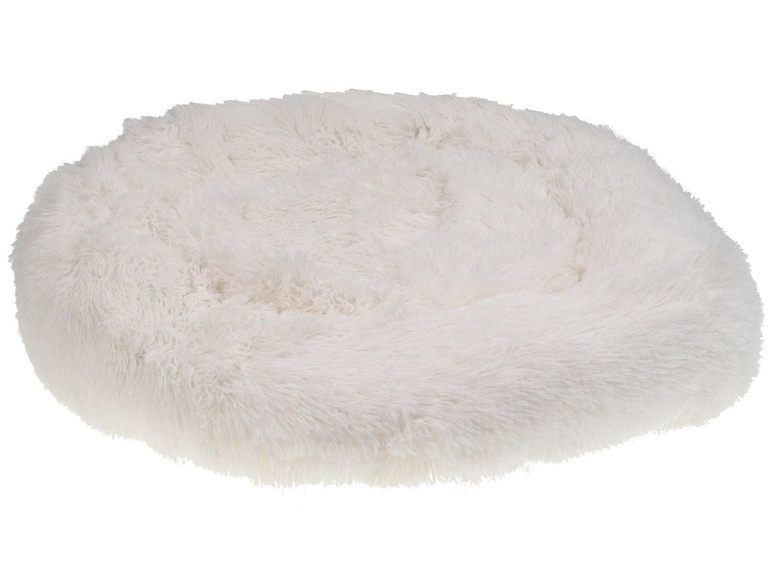 Beliani Tierbett Polyester Weiss ø 50 cm KULU
