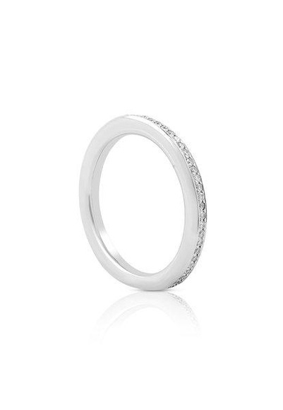 Mémoire Ring Diamant 0.30ct. Weissgold 750 Damen Silber 52