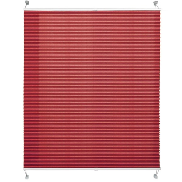 Faltrollo | Magic Medium | Länge: 150 Cm | Ohne Bohren | Für Alle Wohnbereiche Unisex Rot