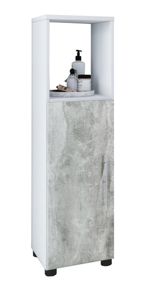 MID.YOU Midischrank , Flandu , Holzwerkstoff , 1 Fächer , 31x93x30 cm , melaminharzbeschichtet,Nachbildung , 000657014213