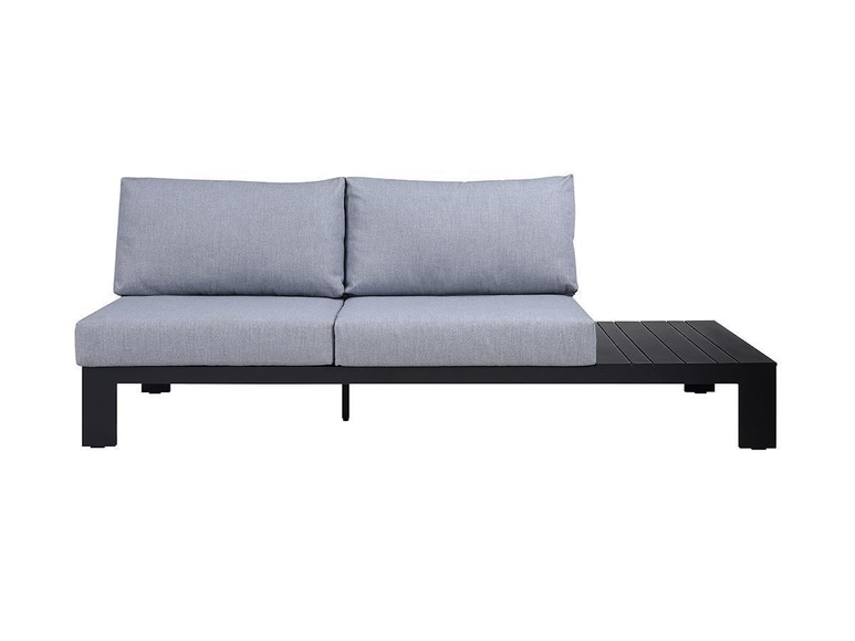 Gartensofa 2Sitzer mit Ablagen Aluminium 199 MENDOZA Gartensofa 2Sitzer mit Ablagen Aluminium 199 MENDOZA