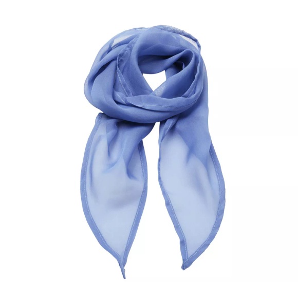 Chiffon Halstuch Damen Blau ONE SIZE